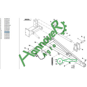 Штіфт пружинний Optima Kverneland AC652052 (АС652052)